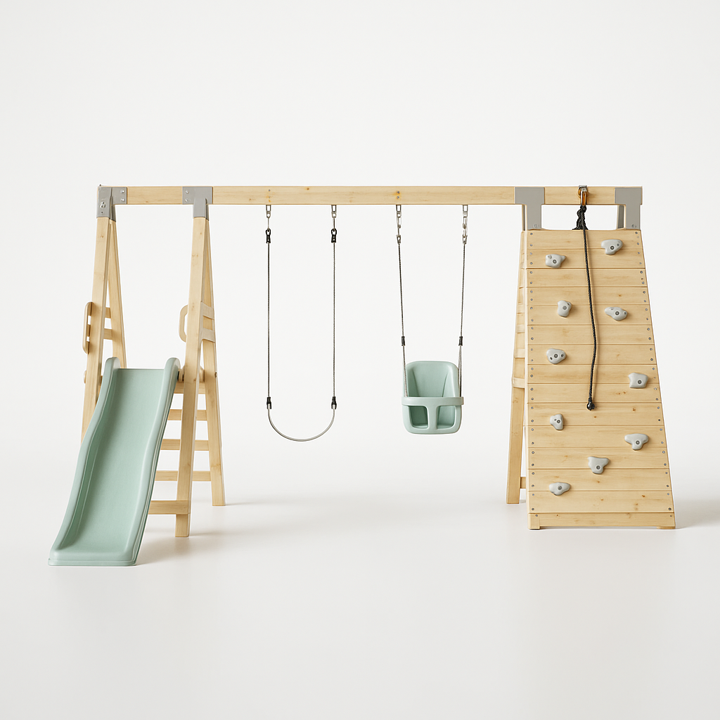 Aurora PlayCraft Luxe Backyard Swing Set